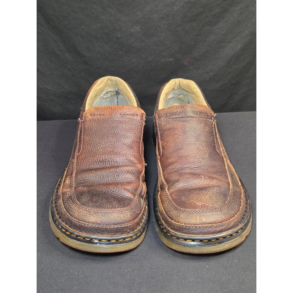 Dr. Martens‎ 11198 Mens Brown Leather Slip On Loafers Shoes Size 11 US AW004